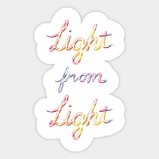 Light from Light Sticker